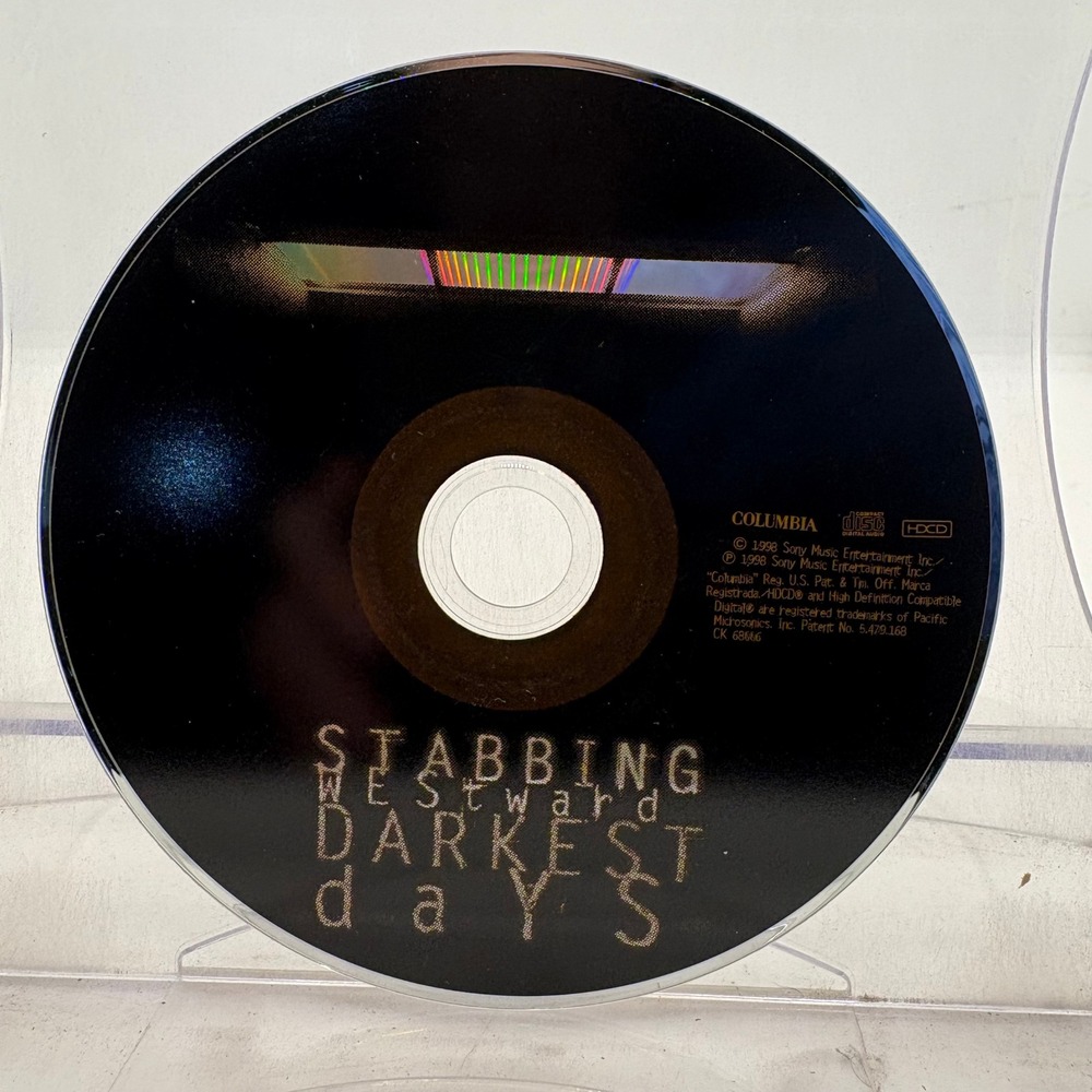 Stabbing Westward Darkest Days CD 1998 Columbia Records CK 68666 Industrial Rock